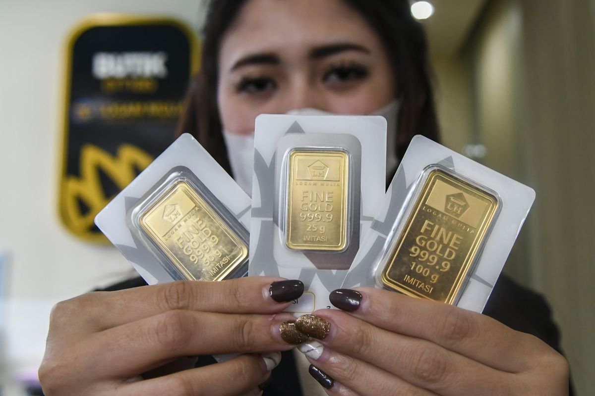 Harga Emas Antam Anjlok Rp 29.000 per Gram Tembus Level Terangah 8 Hari Terakhir